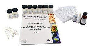 ALDON Innovating Science Forensic Chemistry of Unknown Substances: Identifying Mystery Chemical Substances - Distance Learning Kit