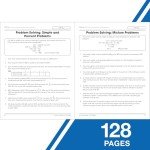 Carson Dellosa The 100 Series Algebra Workbook, Math Book for Grades 7 and Up Covering Fractions, Ratio, Algebraic Expressions, and More, Classroom or Homeschool Curriculum (Volume 2)