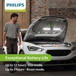 Philips Xperion 3000 Underhood LED Work Light, Rechargeable 1200 Lumen Professional Foldable, Portable Work Light with Integrated Hooks and Magnetic Base, DIYers, Mechanics, Construction