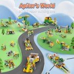 Apitor Q Robot Building Kit, 20-in-1 Programmable APP RC Car Robotics Coding Kit, STEM Projects Educational Birthday Gifts for Boys Girls Kids Aged 6-12 (233 Pieces)