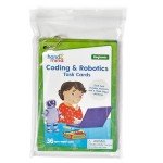 hand2mind Coding & Robotics Beginner Task Cards, Coding for Kids 5-7, STEM Projects, Computer Programming for Kids, Kids Technology Toys, Kindergarten Learning Activities, Science Classroom Supplies