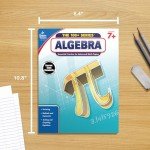 Carson Dellosa The 100 Series Algebra Workbook, Math Book for Grades 7 and Up Covering Fractions, Ratio, Algebraic Expressions, and More, Classroom or Homeschool Curriculum (Volume 2)