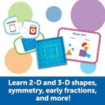 Skill Builders! 1st Grade Geometry, Homeschool Curriculum, First Grade Learning Games, First Grade Learning Materials, Back to School,128 Pieces, Age 6+