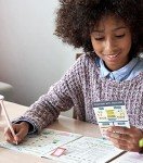 Carson Dellosa 30-Piece Be Clever Wherever Grades 4-5 Mathematics Tool Kit, Sticker Chart, Spin Wheel, Counting Cubes, and More Math Manipulatives, Multiplication and Fractions Learning Resources