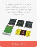 SimplyFun Shape Whiz - A Fun and Educational Math Game Using Geometry and Our Powers of Approximation - for 2 to 4 Players - Ages 10 & Up
