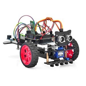 OSOYOO Model 3 Robot Car DIY Starter Kit for Arduino,Educational Motorized Robotics, Remote Control App, Learning How to Code, IOT Mechanical Coding for Teens and Adults