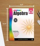 Spectrum Algebra 1 Workbook, Ages 11-14, Grades 6-8 Algebra/Pre-Algebra Workbook Covering Fractions, Algebra Equations, Graphing, Rational Numbers, ... Grade, 8th Grade Math For Kids (Volume 109)