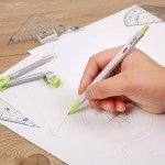 Mr. Pen- Geometry Set, 7 pcs, Compass for Geometry Compass Math, Geometry Kit with Storage Box, Math Compass, Geometry Set for School, Protractor and Compass Set, Drawing Tools, Ruler Set