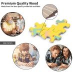 WZVZGZ How to Rock at Math Poster 300 Pieces Jigsaw Puzzles for Adults Children - Exercise Patience Puzzle Game - Education Intellectual Large Puzzle Game Toys Gift