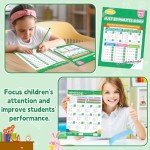 Addition and Subtraction Practice Worksheets Single&Double Digit Math Problem Workbook for Pre-Kindergarten, Kindergarten, and 1st Grade Students Ages 3-7, 56 Pages Front and Back, 5 Question Types