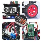 OSOYOO Model 3 Robot Car DIY Starter Kit for Arduino,Educational Motorized Robotics, Remote Control App, Learning How to Code, IOT Mechanical Coding for Teens and Adults