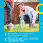 4M Green Science Rocket Kit - STEM Toys DIY Physics Science Experiment Launch Educational Gift, Brown/a (4630)