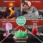 Klever Kits Amazing Science Kits- 85+ Experiments Educational Toys, STEM Activities with Erupting Volcano and Growing Crystal Tree for Kids Aged 6 7 8+