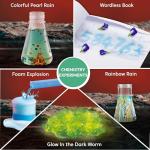 Klever Kits Amazing Science Kits- 85+ Experiments Educational Toys, STEM Activities with Erupting Volcano and Growing Crystal Tree for Kids Aged 6 7 8+