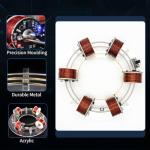 NikolaToy High tech electromagnetic Coil Accelerator - Multifunctional STEM Toy for Science Education & Creative Learning | Hands-On Physics Experiment Kit for Adults (electromagnetic Coil)