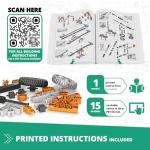 Engino- Stem Toys, Construction Toys for Kids 9+, Mechanics: Levers, Linkages & Structures, Educational Toys, Stem Kits, Gifts for Boys & Girls (16 Model Options)