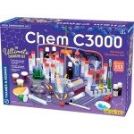 Thames & Kosmos Chem C3000 (V 2.0) Chemistry Set | Science Kit with 333 Experiments & 192 Page Lab Manual, Student Laboratory Quality Instruments & Chemicals, Multi, 21.3" Large x 7.2" W x 14.6" H (640132)