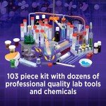 Thames & Kosmos Chem C3000 (V 2.0) Chemistry Set | Science Kit with 333 Experiments & 192 Page Lab Manual, Student Laboratory Quality Instruments & Chemicals, Multi, 21.3" Large x 7.2" W x 14.6" H (640132)