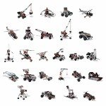 MECCANO Erector Super Construction 25-in-1 Motorized Building Set, Steam Education Toy, 638 Parts, for Ages 10+