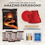 NATIONAL GEOGRAPHIC Ultimate Volcano Kit – Erupting Volcano Science Kit for Kids, 3X More Eruptions, Pop Crystals Create Exciting Sounds, STEM Science & Educational Toys (Amazon Exclusive)