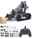 VANLINNY Robot Kit, STEM Toys for Boys Age 8-12, Robotic Arm for Kids Age 8+, 4-DOF Electronic Programming DIY Robots for Girls, Educational Science Building Kit, Cool Birthday Gifts for Kids.