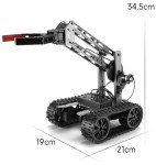 VANLINNY Robot Kit, STEM Toys for Boys Age 8-12, Robotic Arm for Kids Age 8+, 4-DOF Electronic Programming DIY Robots for Girls, Educational Science Building Kit, Cool Birthday Gifts for Kids.