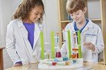 Thames & Kosmos Ooze Labs Chemistry Station Science Experiment Kit, 20 Non-Hazardous Experiments Including Safe Slime, Chromatography, Acids, Bases & More, Multi-Color