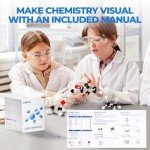 Molecular Model Kit (404 pcs), Organic Chemistry Molecule Science Gifts for Ochem and Inorganic Students and Teachers