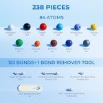 Molecular Model Kit (404 pcs), Organic Chemistry Molecule Science Gifts for Ochem and Inorganic Students and Teachers