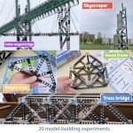Thames & Kosmos Structural Engineering: Bridges & Skyscrapers | Science & Engineering Kit | Build 20 Models | Learn about Force, Load, Compression, Tension | Parents' Choice Gold Award Winner, Blue