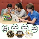 Base Kit Computer Coding Game for Kids 8-12+ and Teens to Learn Code & Electronics. Great STEM Gift for Boys & Girls for Real C++ Coding with Over 60 Projects Included.