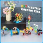 STEM Robotics Kits for Kids Age 8-12 8-10, Science Kits for Kids 5-7, STEM Toys for Boys Age 6 7 8 9 10 12 13 14 Girls Boys Birthday Gifts, Robot Building Crafts 6-8 Engineering Motor Set