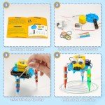 STEM Robotics Kits for Kids Age 8-12 8-10, Science Kits for Kids 5-7, STEM Toys for Boys Age 6 7 8 9 10 12 13 14 Girls Boys Birthday Gifts, Robot Building Crafts 6-8 Engineering Motor Set