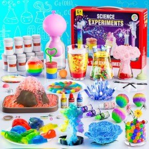 110 Lab Experiments Science Kits for Kids - STEM Projects Educational Scientific Toys for kids 6 7 8 9 10 12 Years Old, Christmas Birthday Gifts for Boys and Girls, Chemistry Set, Learning & Education