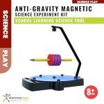 Discovery Toys Anti-Gravity Magnetic Science Experiment KIT | Magnetic Levitation Toy Spinner, Compass, Spring | Physics Stem Toy | Educational Gift for Kids | 7 Experiments Maglev Toy | 8+ yrs