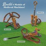 Thames & Kosmos Catapult Engineering STEM Maker Kit, Build 6 Models of Unique Medieval Machines, Explore Mechanical Physics, Includes Safe Foam Balls & Soft-Tipped Projectiles, Suitable for Ages 8+
