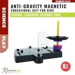 Discovery Toys Anti-Gravity Magnetic Science Experiment KIT | Magnetic Levitation Toy Spinner, Compass, Spring | Physics Stem Toy | Educational Gift for Kids | 7 Experiments Maglev Toy | 8+ yrs