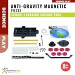 Discovery Toys Anti-Gravity Magnetic Science Experiment KIT | Magnetic Levitation Toy Spinner, Compass, Spring | Physics Stem Toy | Educational Gift for Kids | 7 Experiments Maglev Toy | 8+ yrs