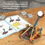 Thames & Kosmos Catapult Engineering STEM Maker Kit, Build 6 Models of Unique Medieval Machines, Explore Mechanical Physics, Includes Safe Foam Balls & Soft-Tipped Projectiles, Suitable for Ages 8+