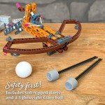 Thames & Kosmos Catapult Engineering STEM Maker Kit, Build 6 Models of Unique Medieval Machines, Explore Mechanical Physics, Includes Safe Foam Balls & Soft-Tipped Projectiles, Suitable for Ages 8+
