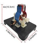 EUDAX STEM DIY Simple Electric Motor DC Motors Model Assemble Kit for School Labs Physics Science Educational