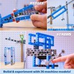Thames & Kosmos Simple Machines Science Experiment & Model Building Kit, Introduction to Mechanical Physics, Build 26 Models to Investigate The 6 Classic Simple Machines