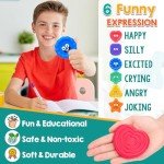 Sensory Toys for Kids Toddlers - Social Emotional Feelings Toys for Special Needs, Texture Shapes Learning Tactile Toy Preschool Classroom Must Haves, Calm Down Sensory Toys for Autistic Children