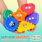 Sensory Toys for Kids Toddlers - Social Emotional Feelings Toys for Special Needs, Texture Shapes Learning Tactile Toy Preschool Classroom Must Haves, Calm Down Sensory Toys for Autistic Children