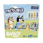 Hasbro Gaming Trouble Bluey Edition Game | Family Board Games | Kids Play as Bluey, Bingo, Bandit or Chilli | Easter Gifts for Girls & Boys | 2-4 Players | Ages 5+ (Amazon Exclusive)
