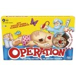 Hasbro Gaming Operation Electronic Board Game with Doctor Cards and Funny Ailments, Kids Games, 1+ Players, Funny Board Game for Children Ages 6+ (Amazon Exclusive)