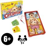 Hasbro Gaming Operation Electronic Board Game with Doctor Cards and Funny Ailments, Kids Games, 1+ Players, Funny Board Game for Children Ages 6+ (Amazon Exclusive)