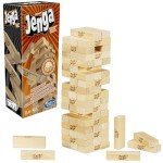 Jenga Game | The Original Wood Block Game with Genuine Hardwood Blocks | Stacking Tower Game | Ages 6+ | 1 or More Players | Party Games for Kids | Family Games