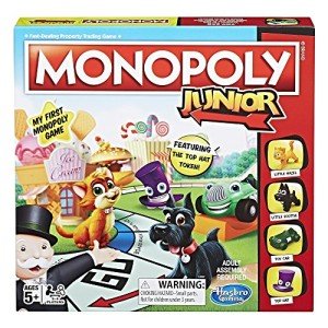Monopoly Junior Board Game | Family Games for Preschoolers| Ages 5+| Easter Gifts for Kids (Amazon Exclusive)