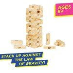 Jenga Game | The Original Wood Block Game with Genuine Hardwood Blocks | Stacking Tower Game | Ages 6+ | 1 or More Players | Party Games for Kids | Family Games